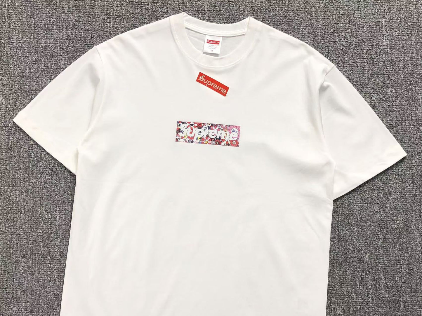 SUPREME MURAKAMI BOX LOGO TEE WHITE