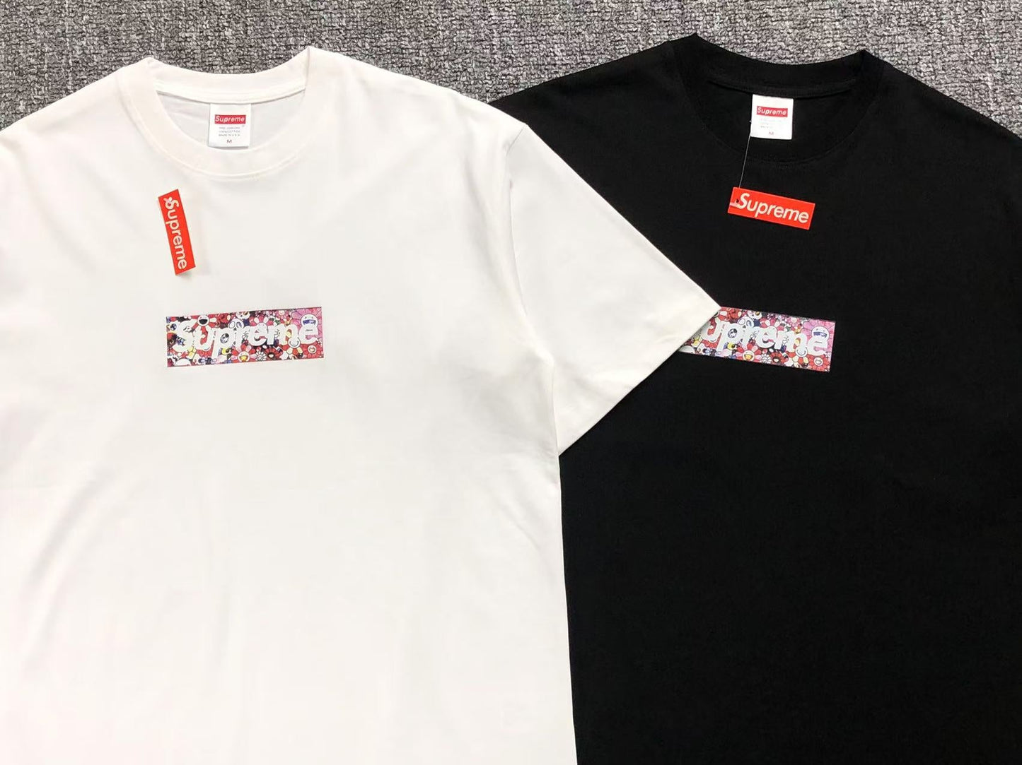 SUPREME MURAKAMI BOX LOGO TEE WHITE