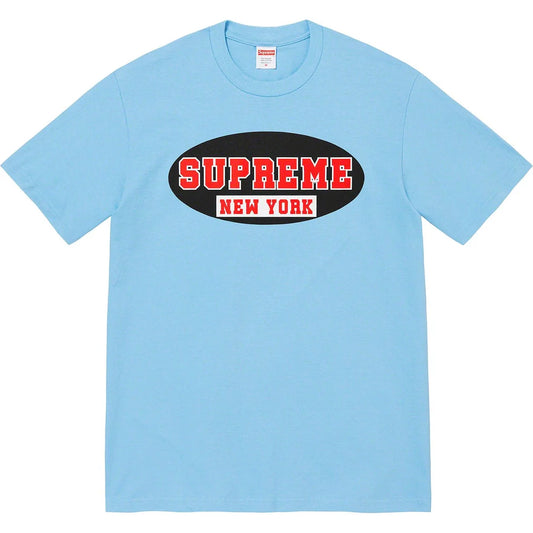SUPREME NEW YORK TEE BRIGHT BLUE