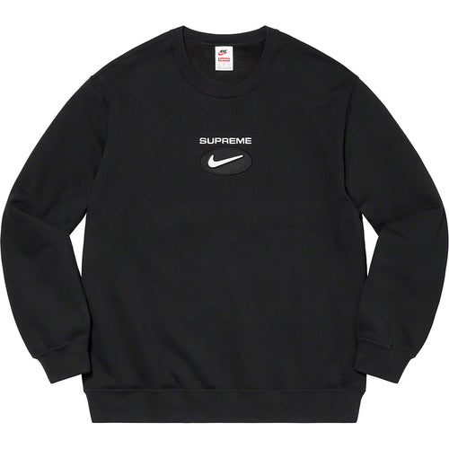 SUPREME NIKE JEWEL CREWNECK BLACK