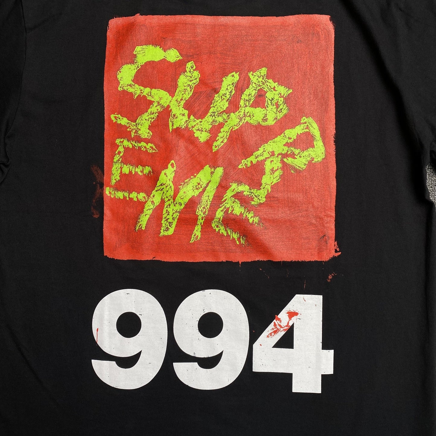 SUPREME PAINT 994 TEE BLACK