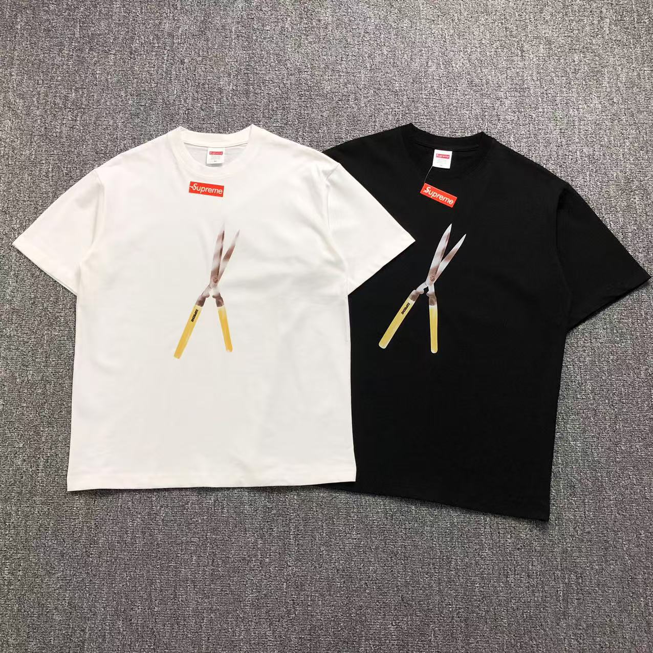 SUPREME SHEARS TEE WHITE