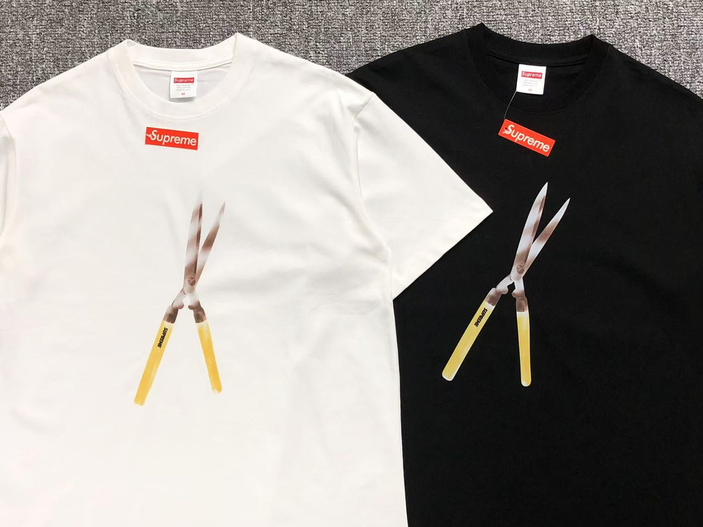 SUPREME SHEARS TEE WHITE