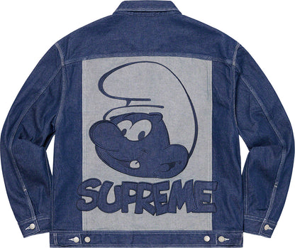 SUPREME SMURFS DENIM JACKET