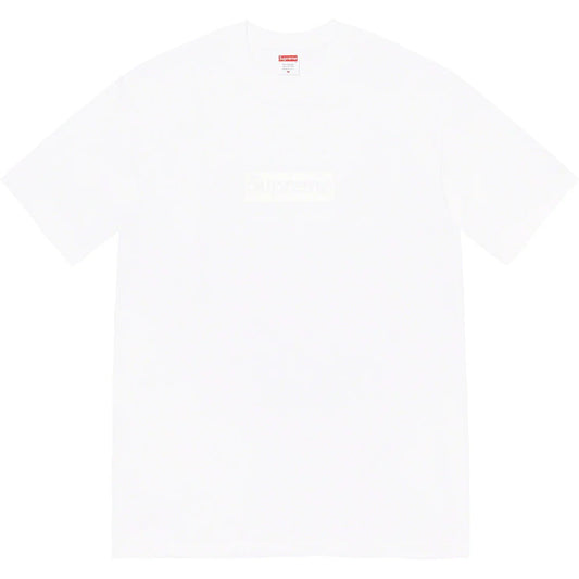 SUPREME TONAL BOX LOGO TEE WHITE