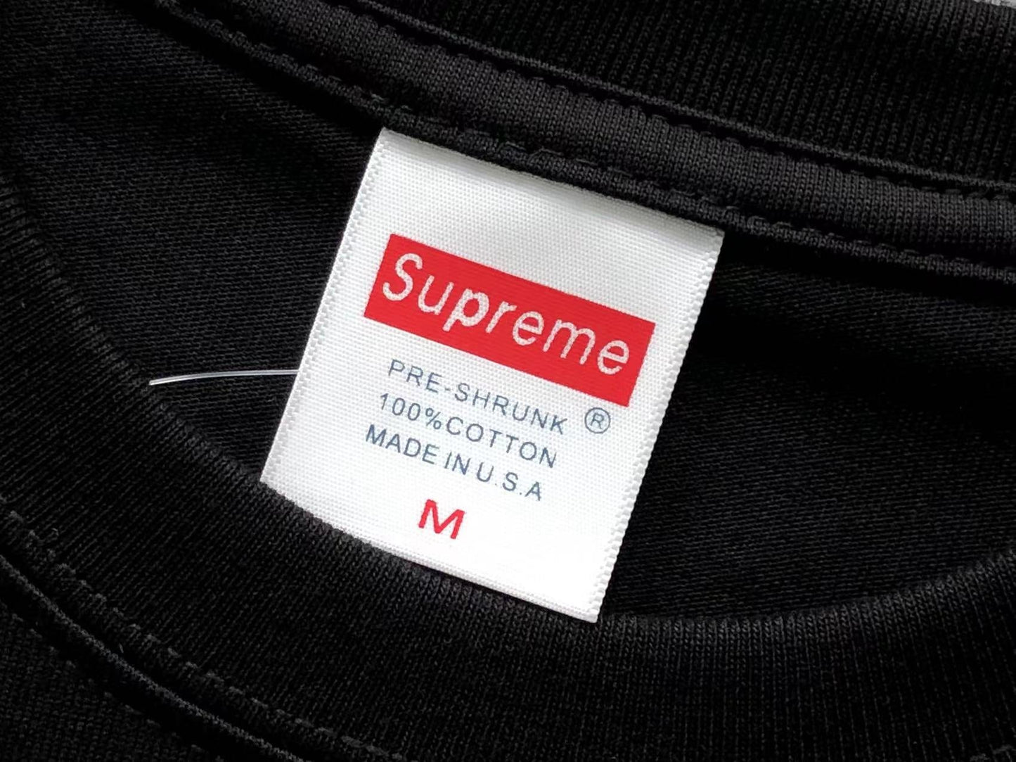 SUPREME TOY MACHINE DEVIL CAT TEE BLACK