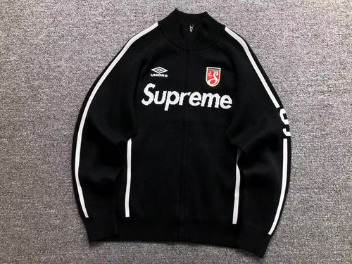 Supreme Umbro Zip Up Sweater Black