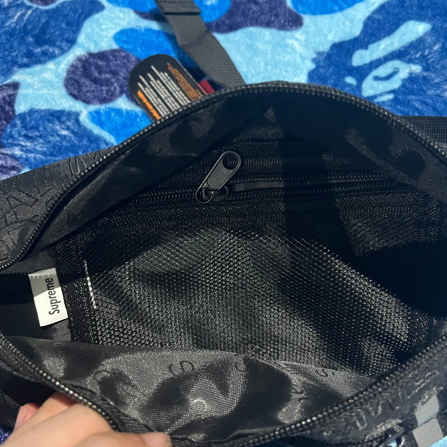 SUPREME WAIST BAG (SS19) BLACK