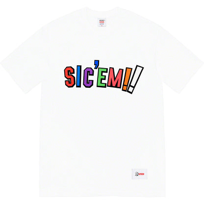 SUPREME WTAPS SIC'EM! T-SHIRT WHITE
