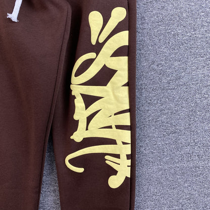 SYNA WORLD SYNA LOGO PANTS BROWN