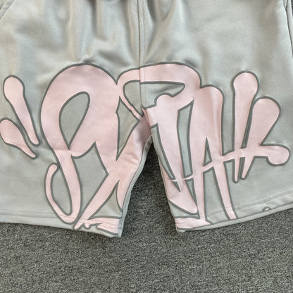 SYNA WORLD SYNA LOGO SHORTS GREY PINK