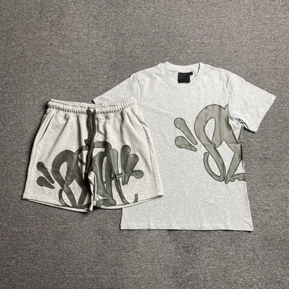 Syna World Syna Logo T-Shirt/Short Set Grey