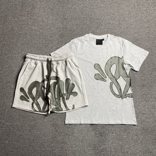 Syna World Syna Logo T-Shirt/Short Set Grey