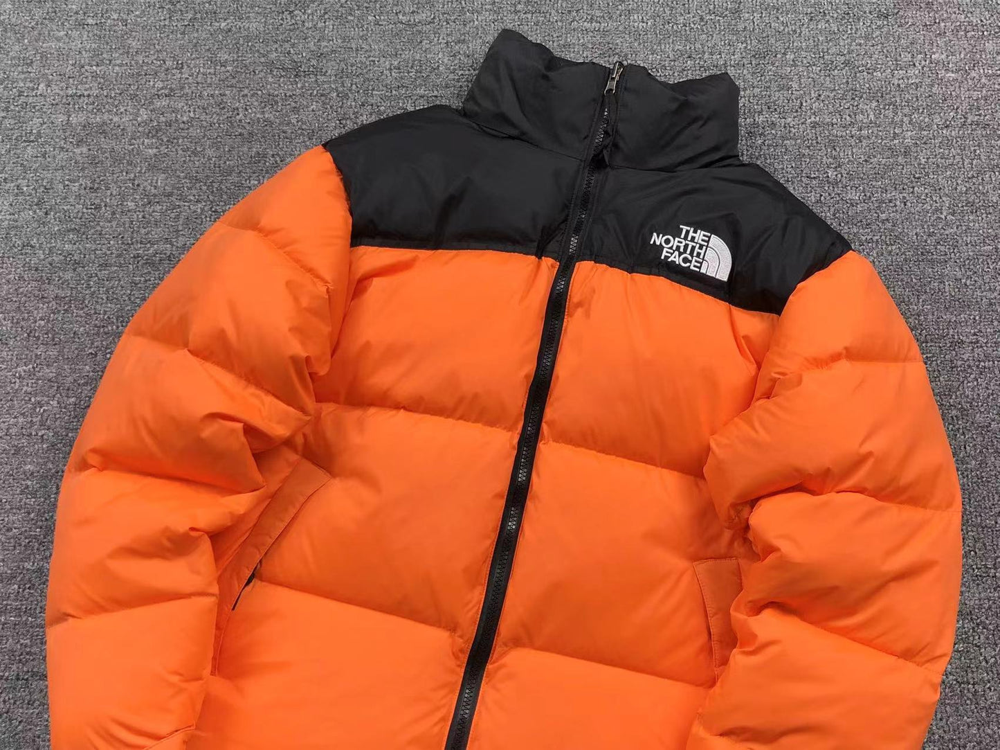 THE NORTH FACE 1996 RETRO NUPTSE 700 FILL PACKABLE JACKET ORANGE