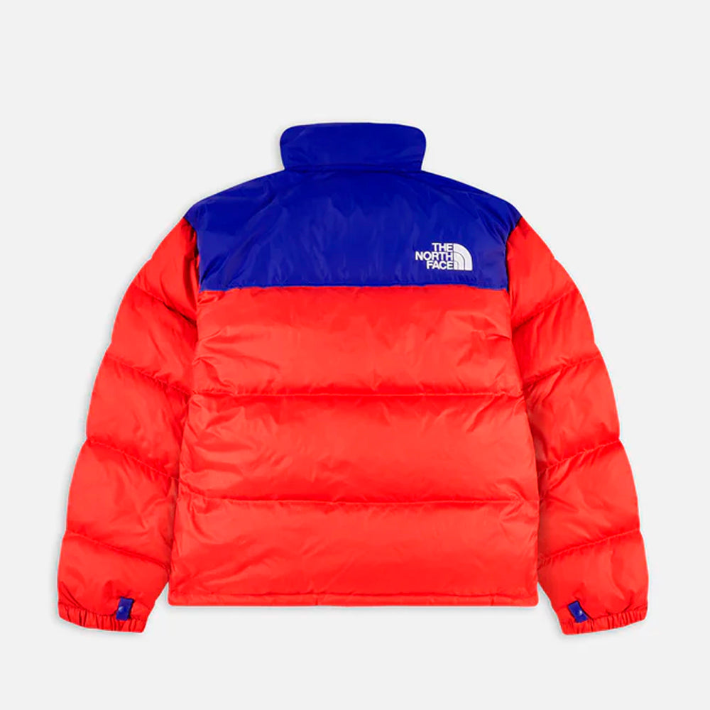 THE NORTH FACE 1996 RETRO NUPTSE PACKABLE JACKET HORIZON RED/TNF BLUE