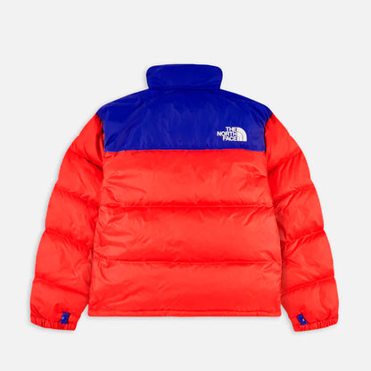 THE NORTH FACE 1996 RETRO NUPTSE PACKABLE JACKET HORIZON RED/TNF BLUE