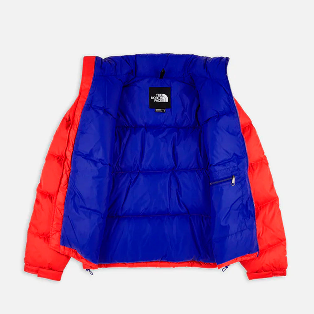 THE NORTH FACE 1996 RETRO NUPTSE PACKABLE JACKET HORIZON RED/TNF BLUE