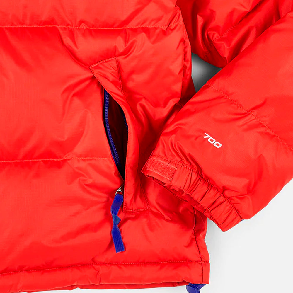 THE NORTH FACE 1996 RETRO NUPTSE PACKABLE JACKET HORIZON RED/TNF BLUE