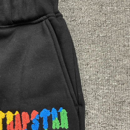 TRAPSTAR CHENILLE DECODED TRACKSUIT BLACK CANDY