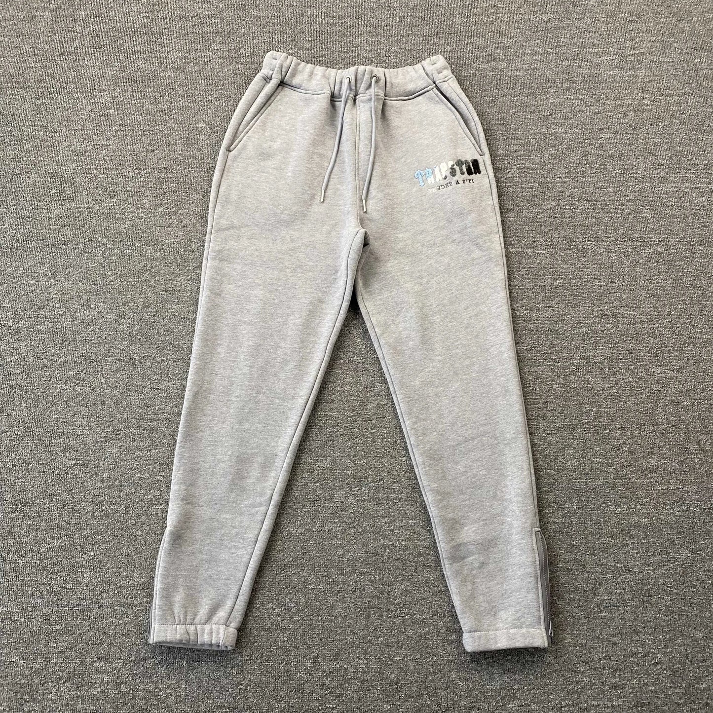 TRAPSTAR CHENILLE DECODED TRACKSUIT GREY ICE FLAVOURS