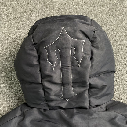 Trapstar Decoded Hooded 2.0 Puffer Jacket Black Gradient