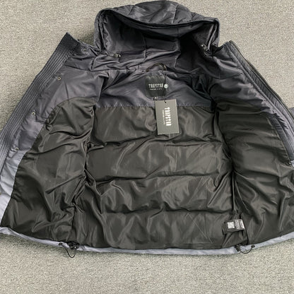 Trapstar Decoded Hooded 2.0 Puffer Jacket Black Gradient