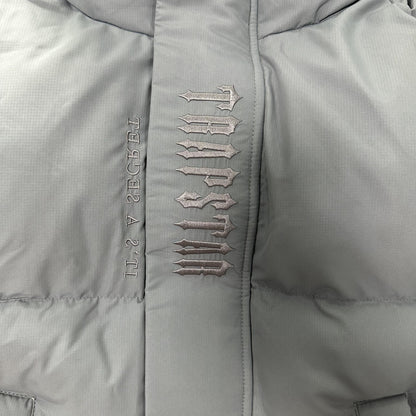 Trapstar Decoded Hooded 2.0 Puffer Jacket Grey