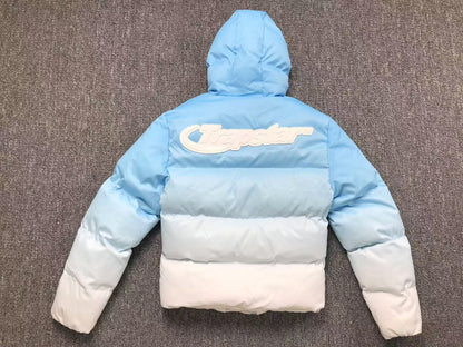 Trapstar Hyperdrive Technical Puffer Jacket Gradient Blue