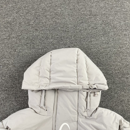 Trapstar Hyperdrive Technical Puffer Jacket Light Grey