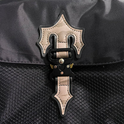TRAPSTAR IRONGATE 1.0 CROSSBODY BAG BLACK TIGER CAMO