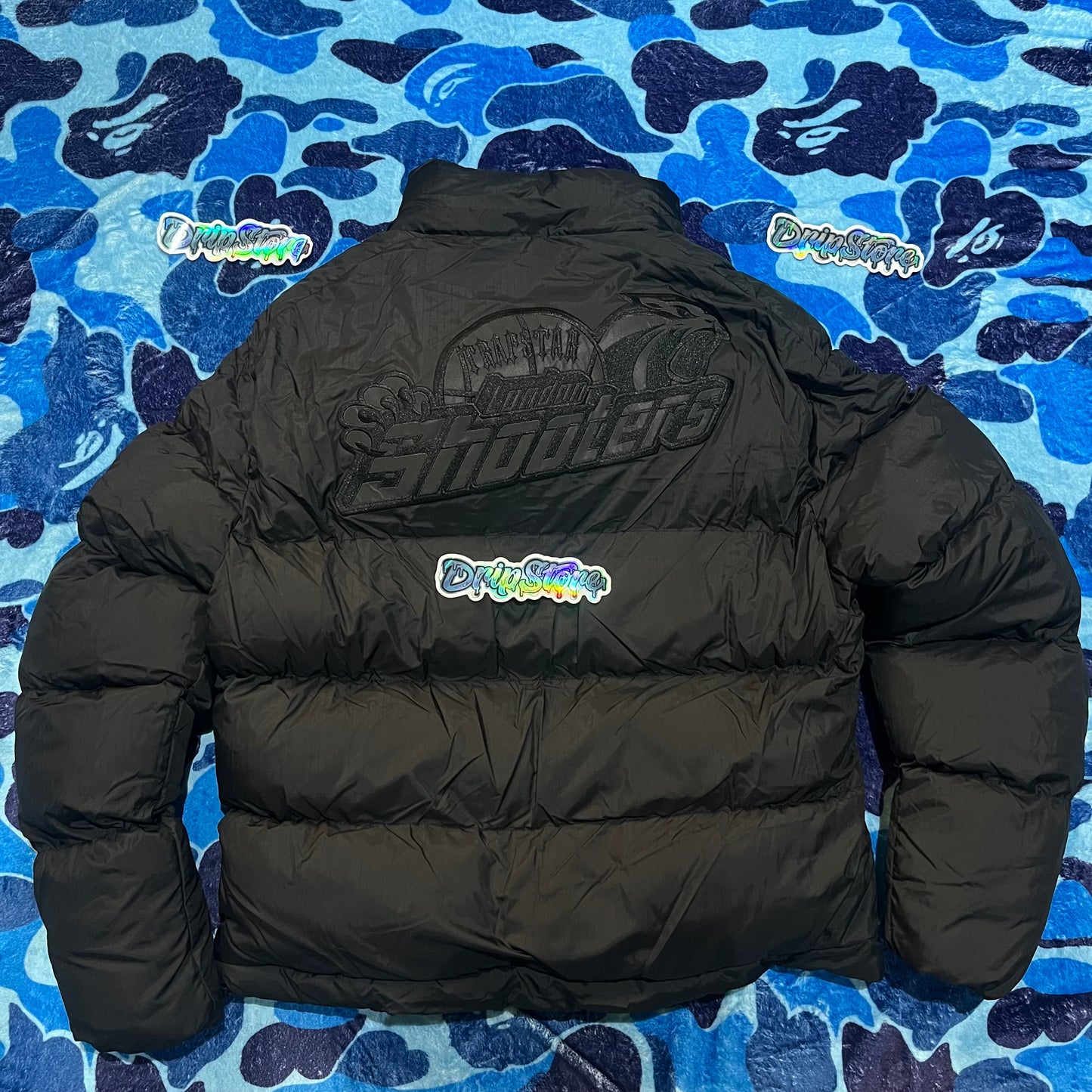 Trapstar Shooters Hooded Puffer Blackout