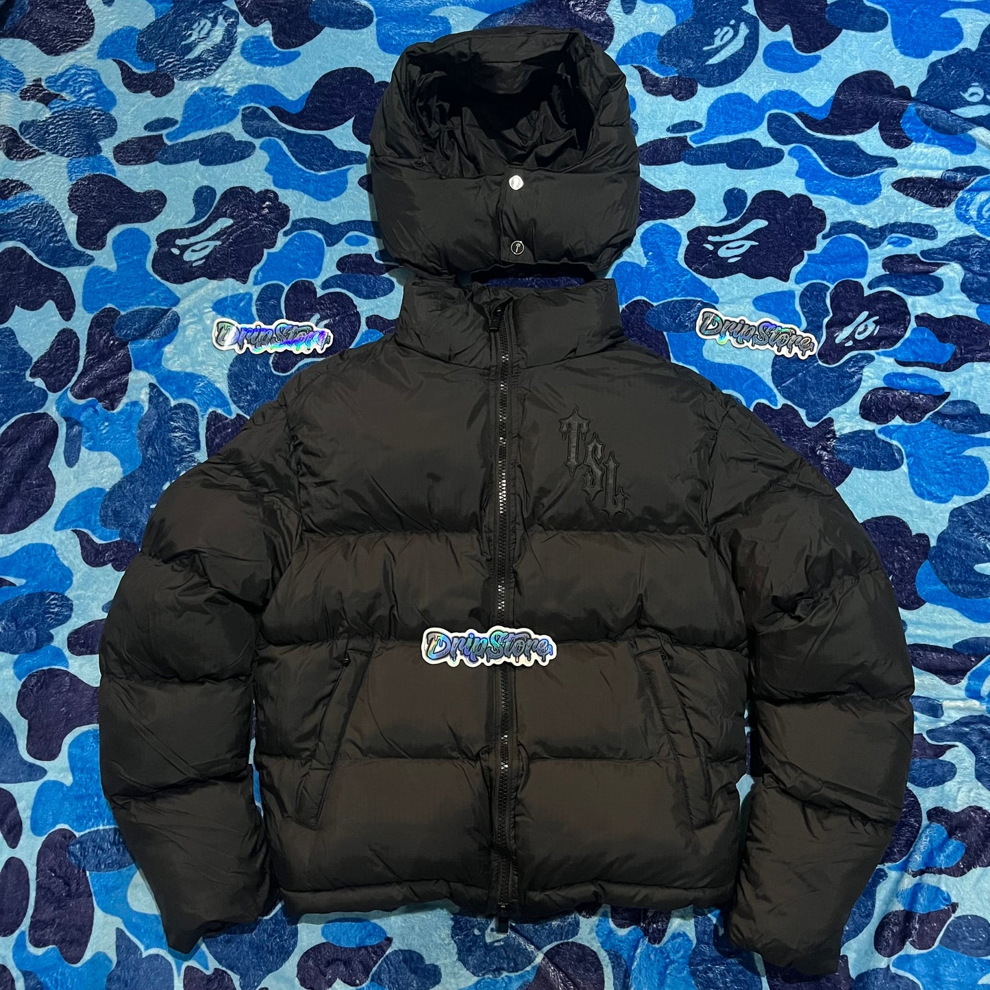 Trapstar Shooters Hooded Puffer Blackout