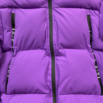 Trapstar x Awful Lot of Cough Syrup Puffer Jacket Purple